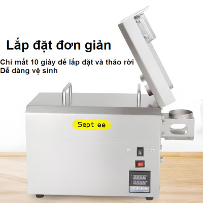 Máy ép dầu ăn thực vật chuyên nghiệp Nóng và Lạnh thương hiệu Mỹ Septree S8 - Công suất 1450W - Hàng nhập khẩu