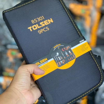 Bộ Dụng Cụ 9 Món Tolsen 85301 - Đen