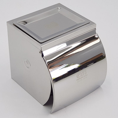 Hộp đựng giấy vệ sinh Inox SUS 304 kèm gạt tàn thuốc Eurolife EL-P06-4 (Trắng bạc)