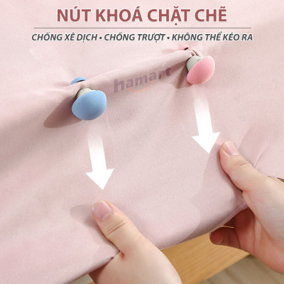 SET 4 Kẹp Cố Định Ga Giường Vỏ Chăn Gối Đệm Vải Cotton Đầu Nấm Kim Thép Khoá Ghim Chống Trượt Nệm