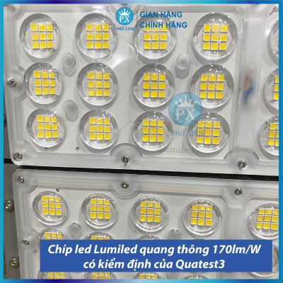 Đèn Pha cao áp 577W chip led P h i l i p s rọi xa, IP66 chuyên lắp đặt công trình vòng xoay, sân bóng
