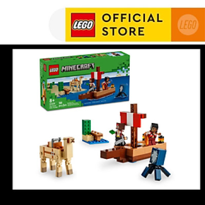 LEGO MINECRAFT 21259 Đồ Chơi Lắp Ráp Chuyến Thám Hiểm Trên Tàu Cướp Biển (166 chi tiết)