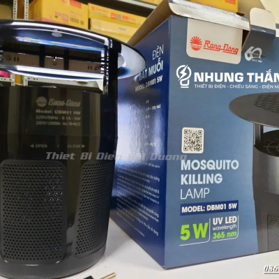 Đèn Bắt Muỗi Rạng Đông - Máy Bắt Muỗi Thông Minh Rạng Đông DBM01 Không Tạo Mùi, Không Gây Ồn, An Toàn - CÓ VIDEO