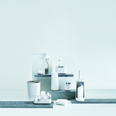 Joseph Joseph - Hộp đựng bàn chải đánh răng cao cấp EasyStore Large Toothbrush Holder Light Grey 705102