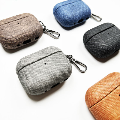 Bao Case Hybrid Vải Folio cho Airpods Pro / Airpods 3 / Airpods Pro 2 / Airpods 4 - Hàng Chính Hãng