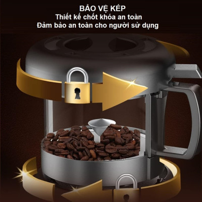 Máy rang hạt cà phê công nghệ gia nhiệt không khí chuyên nghiệp thương hiệu Cafemasy CCR-305 - Hàng Nhập Khẩu
