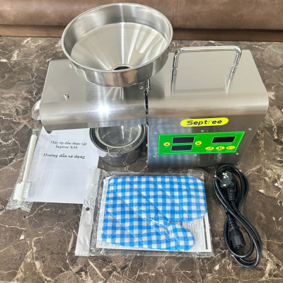 Máy ép dầu ăn thực vật chuyên dụng dùng trong gia đình thương hiệu Septree X3S - Công suất 800W - Hàng nhập khẩu