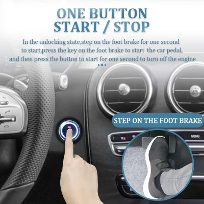 Bộ Khởi Động Xe Ô Tô Từ Xa Bằng Nút Bấm – Nút Đề Nổ 1 Chạm Thông Minh Smart Start/Stop System Cao Cấp, Dễ Lắp, Siêu Tiện Lợi: