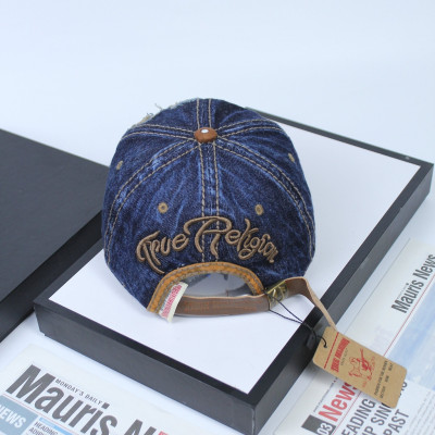 Nón nam, mũ lưỡi trai Ông Địa U lệch phối vải jeans form đẹp thời trang đường phố