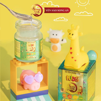 Yến chưng sẵn cho bé lốc 6 hũ Song An Food bổ sung dưỡng chất bồi bổ sức khỏe