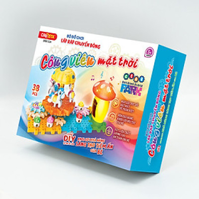 Bộ đồ chơi lắp ráp chuyển động : Công viên mặt trời DK81324 - Duka