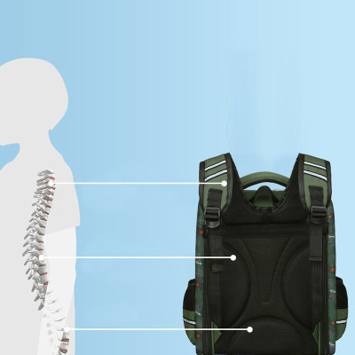 Ba lô học sinh tiểu học, ba lô học sinh vỏ cứng PC phong cách mới  - BEE GEE HS1298