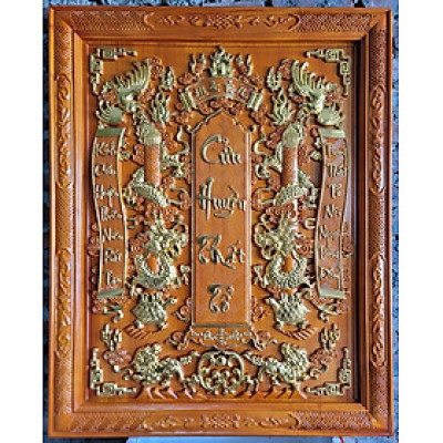 Liễng thờ gia tiên -Cửu Huyền Thất Tổ ( chế tác bằng gỗ hương )