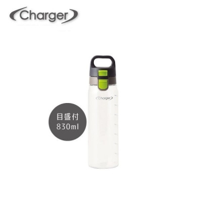 Set 02 bình nước Charger 830ml, làm từ nhựa cao cấp không chứa BPA, thân thiện với môi trường và vô hại đối với sức khỏe người sử dụng - nội địa Nhật Bản 