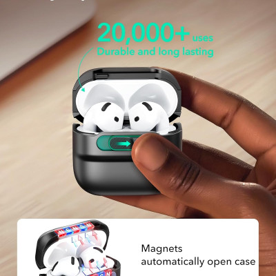 Bao Case ESR Pulse FlickLock Case with HaloLock cho Airpods 4 - Hàng Chính Hãng