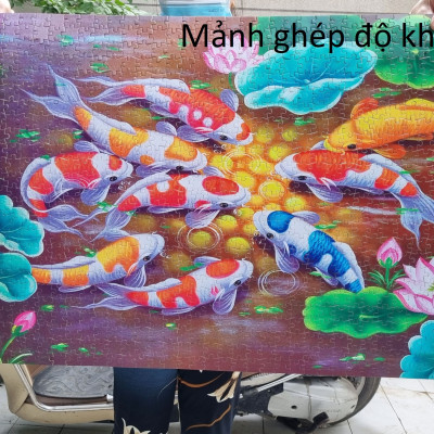 Bộ Tranh Xếp Hình Minh Châu 1000 Mảnh – Cảnh Phúc Cung, Hàn Quốc (Kích Thước 50x80cm)