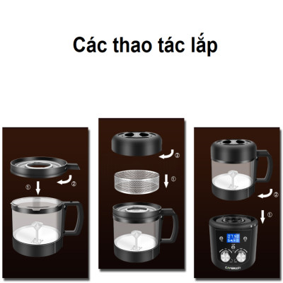 Máy rang hạt cà phê công nghệ gia nhiệt không khí chuyên nghiệp Thương hiệu Cafemasy Mỹ cao cấp Mã CCR-305D - Hàng Nhập Khẩu, Bảo Hành 12 Tháng