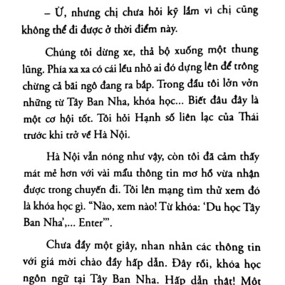 Tây Ban Nha – Hành Trình Không Ngôn Ngữ