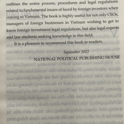 Góc nhìn luật sư Những quy định cần biết khi đầu tư vào Việt Nam