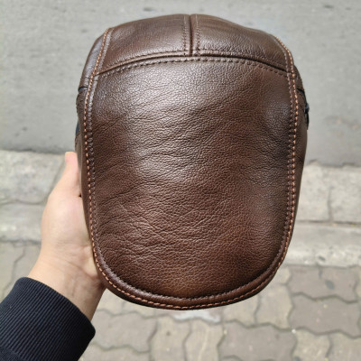 Mũ beret nam da bò cao cấp BHY1901 Mũ bê rê. Nón nồi nam