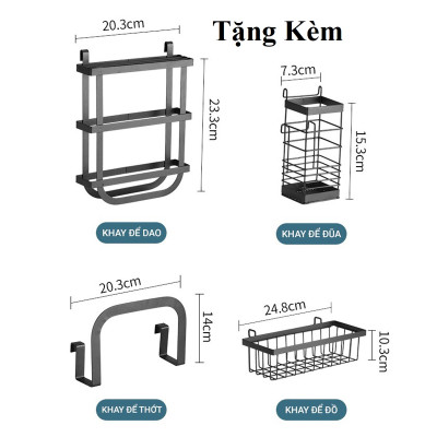 Kệ Để Bát Thông Minh, Giá Kệ Để Chén Bát Đũa Đa Năng Chọn Size (65/85/95/125cm – 1 tầng/2 tầng) – Thép Carbon Không Gỉ - Sơn Tĩnh Điện Cao Cấp Siêu Bền – Chống Bám Bụi Chính Hãng