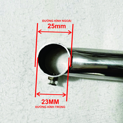 Bát Inox 304 Kibath Bắt Tường Chống Xệ  Chân Đỡ Ống, Chụp Inox Gắn Ống Treo Quần Áo KB-941