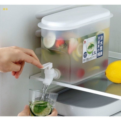 Hộp đựng nước có vòi  3, 5L ,  bình đựng nước  để tủ lạnh , đựng nước trà   ,  detox   ,  nước trái cây ,  tiện dụng  và  cao cấp  , chịu nhiệt rất tiện lợi