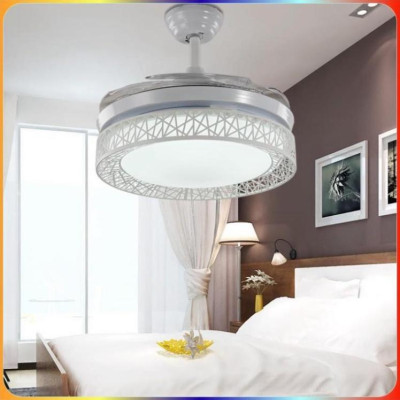 quạt trần trên nhà đèn dấu cánh hiện đại,3 cơ chế ánh sáng, cách t