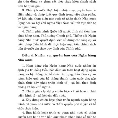 Luật ngân hàng nhà nước Việt Nam (hiện hành) (sửa đổi, bổ sung năm 2022)