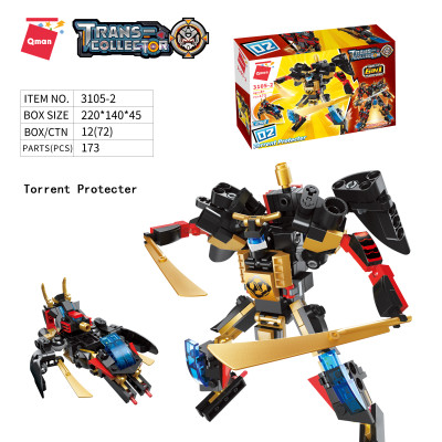 Đồ chơi xếp hình, lắp ráp Qman 3105 – Người băng sao hỏa (908 mảnh ghép)