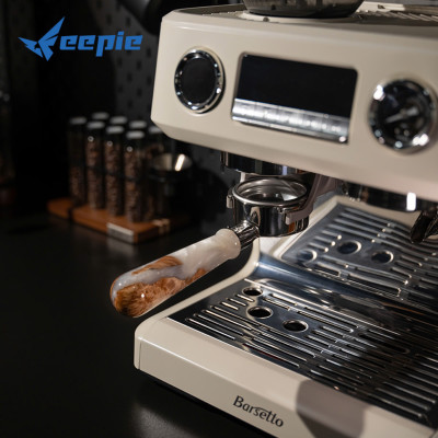 Tay cầm espresso không đáy kết hợp của gỗ và nhựa cây tư nhiên FEEPIE