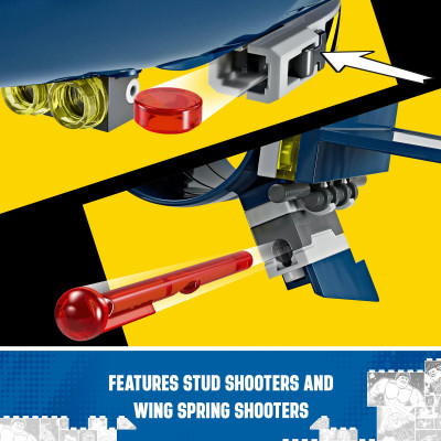 LEGO SUPERHEROES 76281 Đồ chơi lắp ráp Phi cơ Blackbird của X-Men (359 chi tiết)