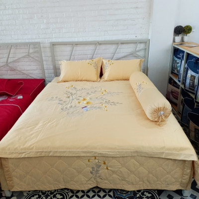 Bộ chăn ga gối cao cấp Sông Hồng UC21015