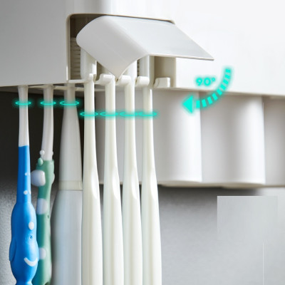 Hộp Đựng Bàn Chải Và Nhả Kem Đánh Răng Tự Động Tặng Kèm 4 Cốc Hút Từ -Kệ Để Đồ Nhà Tắm Dán Tường Tiện Lợi- Hàng Chính Hãng MINIIN