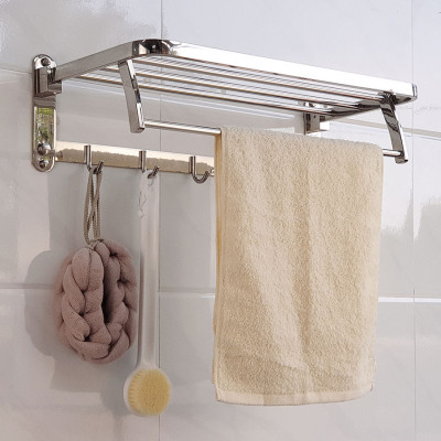 Kệ treo khăn tắm Inox SUS 304 đa chức năng Eurolife EL-B6 (Trắng bạc)