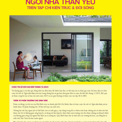 Tạp chí Kiến Trúc và Đời Sống số 202 (Tháng 04-2023) _ Để tiết kiệm năng lượng