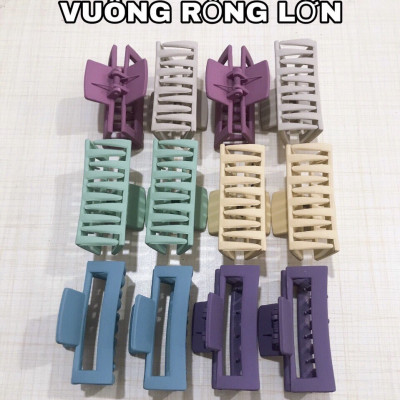Kẹp gấp tóc mẫu nhám phong cách Hàn Quốc xinh xắn cho nữ - giao màu ngẫu nhiên 