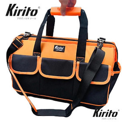 TÚI ĐỰNG ĐỒ NGHỀ CAO CẤP KIRITO NHẬT BẢN Nắp kéo chữ A màu cam đen