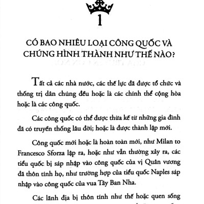 Quân Vương – Thuật Cai Trị