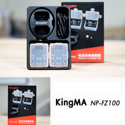 Combo 2 pin 1 sạc Kingma for Sony NP-FZ100 - Hàng chính hãng