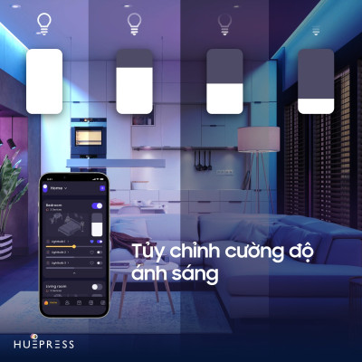 Đèn led dây thông minh HUEPRESS myHue Strip L1 cao cấp WIFI 16 triệu màu RGBCW - Điều khiển bằng app