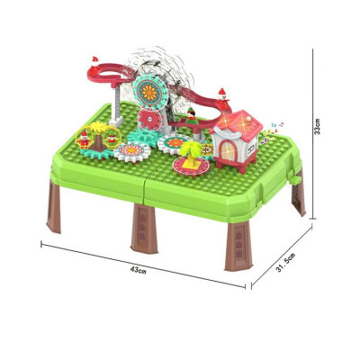 Bàn lắp ráp ông già Noel đồ chơi giáng sinh xếp hình đa năng cho bé trai gái từ 2 3 4 5 tuổi, quà giáng sinh cho bé