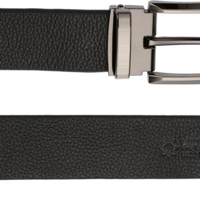 Bộ Ví & Thắt Lưng Nam Đầu Kim Huy Hoàng HT2114-HT4108 (23 x 11,5 cm) - Đen