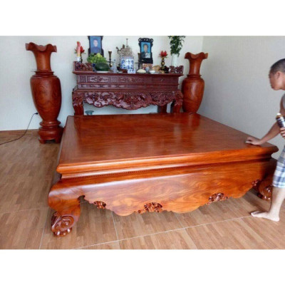 sập nằm gỗ gụ nam phi kt 1m8 x 2m2