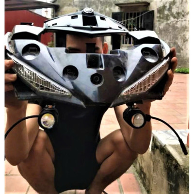 Đèn Trợ Sáng Mini Bi Cầu Mini XP60 Xe Máy - Vỏ Hợp Kim M3MINI, Chip LED Loại Tốt Hàng Cao cấp