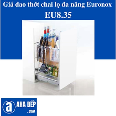 GIÁ DAO THỚT CHAI LỌ ĐA NĂNG NAN VUÔNG EURONOX EU8.35. Hàng Chính Hãng 