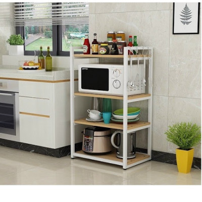Kệ Lò Vi Sóng -Đồ Đa Năng-4Tầng Tối Ưu Diện Tích Nhà Bếp - Chất Liệu Gỗ MDF (Giao Màu Ngẫu Nhiên)- Hàng Chính Hãng MINIIN