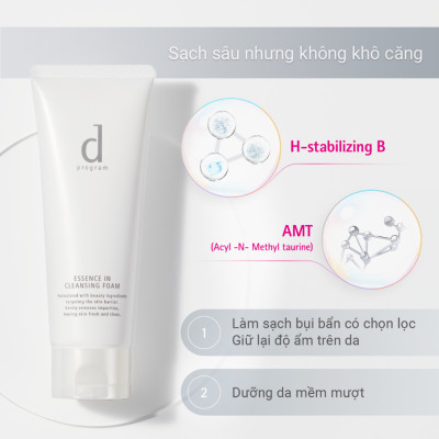 SỮA RỬA MẶT D PROGRAM TẠO BỌT DƯỠNG DA 120G