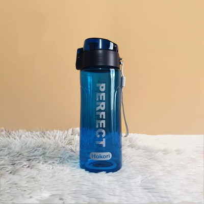 Bình nước thể thao, Bình nước chịu nhiệt 700ml Hokori Perfect thời thượng cao cấp nắp bật chống tràn - Chính Hãng Việt Nhật