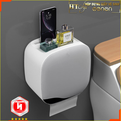 Hộp đựng giấy vệ sinh dán tường đa năng HT SYS